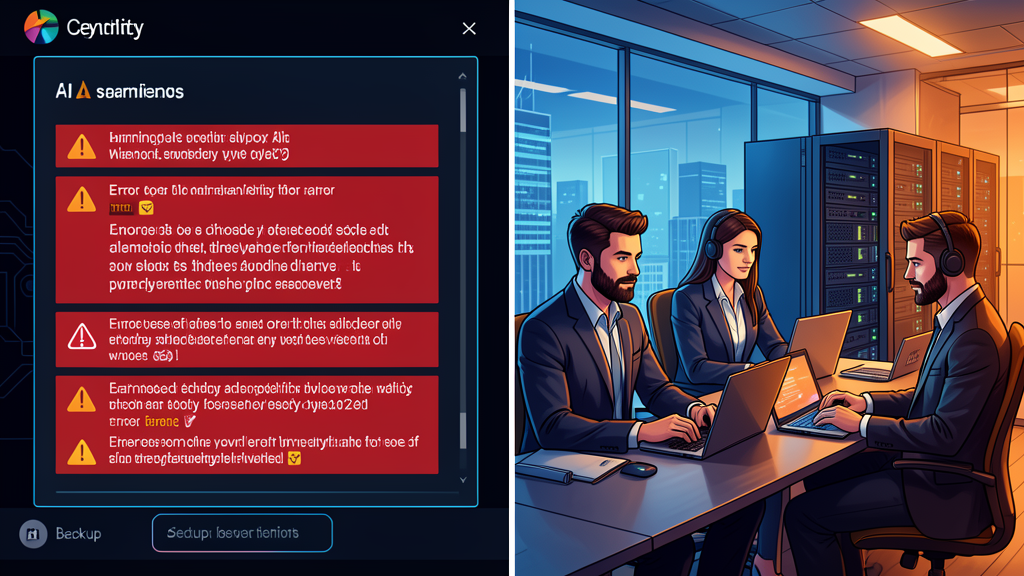 AI failure warnings cybersecurity business backup systems