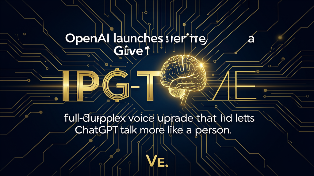 OpenAI launches GPT-Live, a full-duplex voice upgrade that l